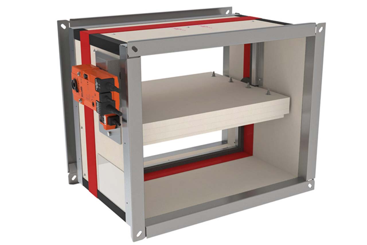 Motorlu Yangın Damperi